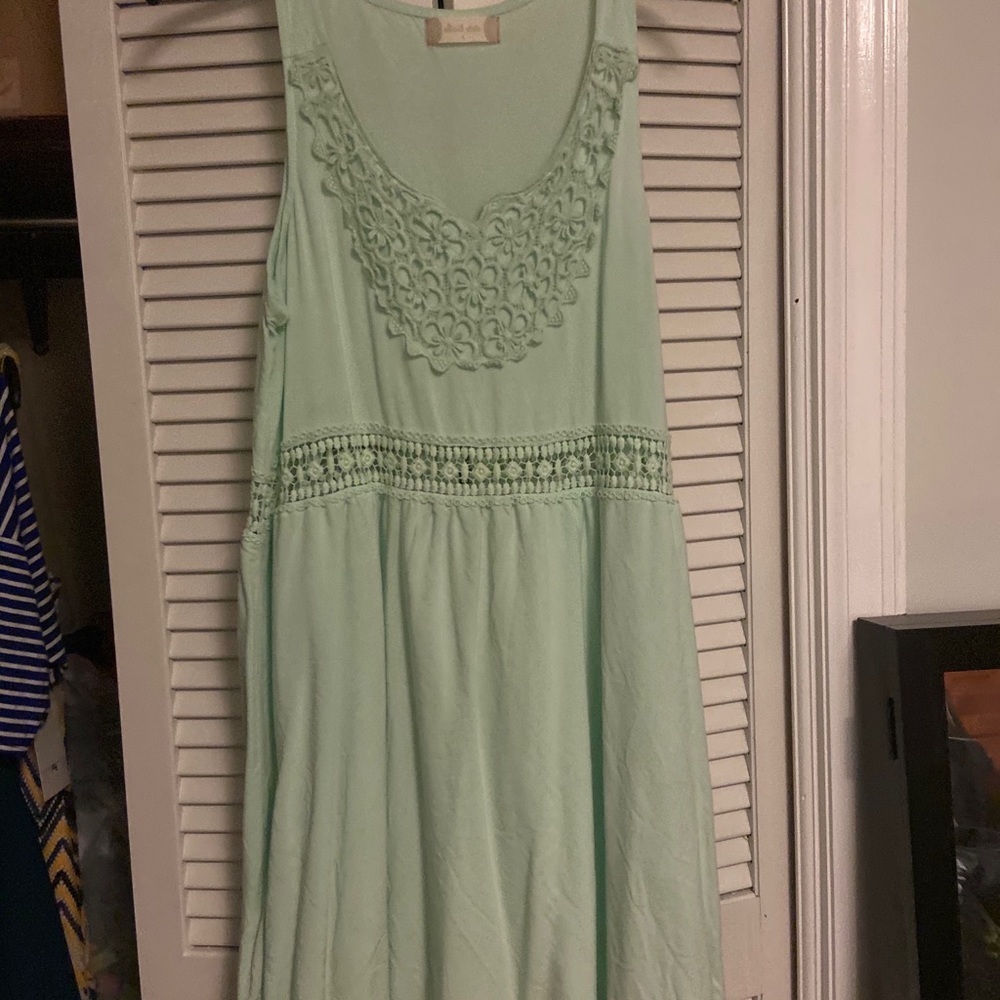 Mint colored altar’d state dress